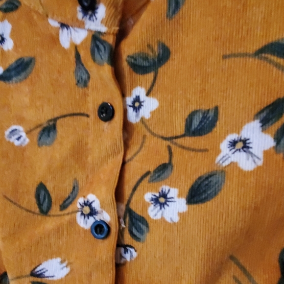 Fall Flowers Long Sleeve Dress - Picture 4 of 4